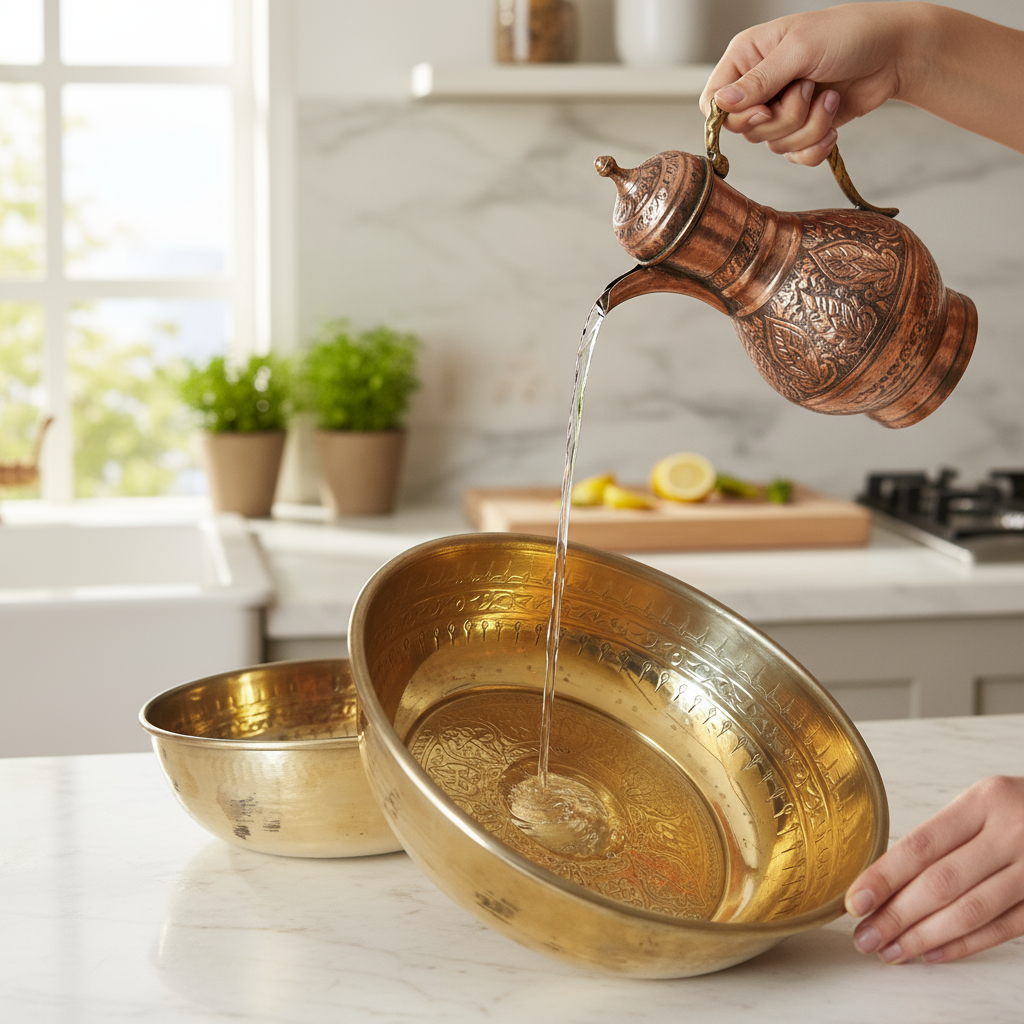 COPPER WORLD BATH BOWL
