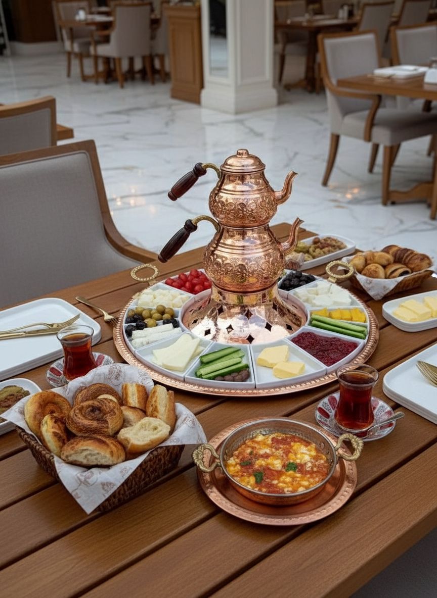 Copper World Breakfast Set