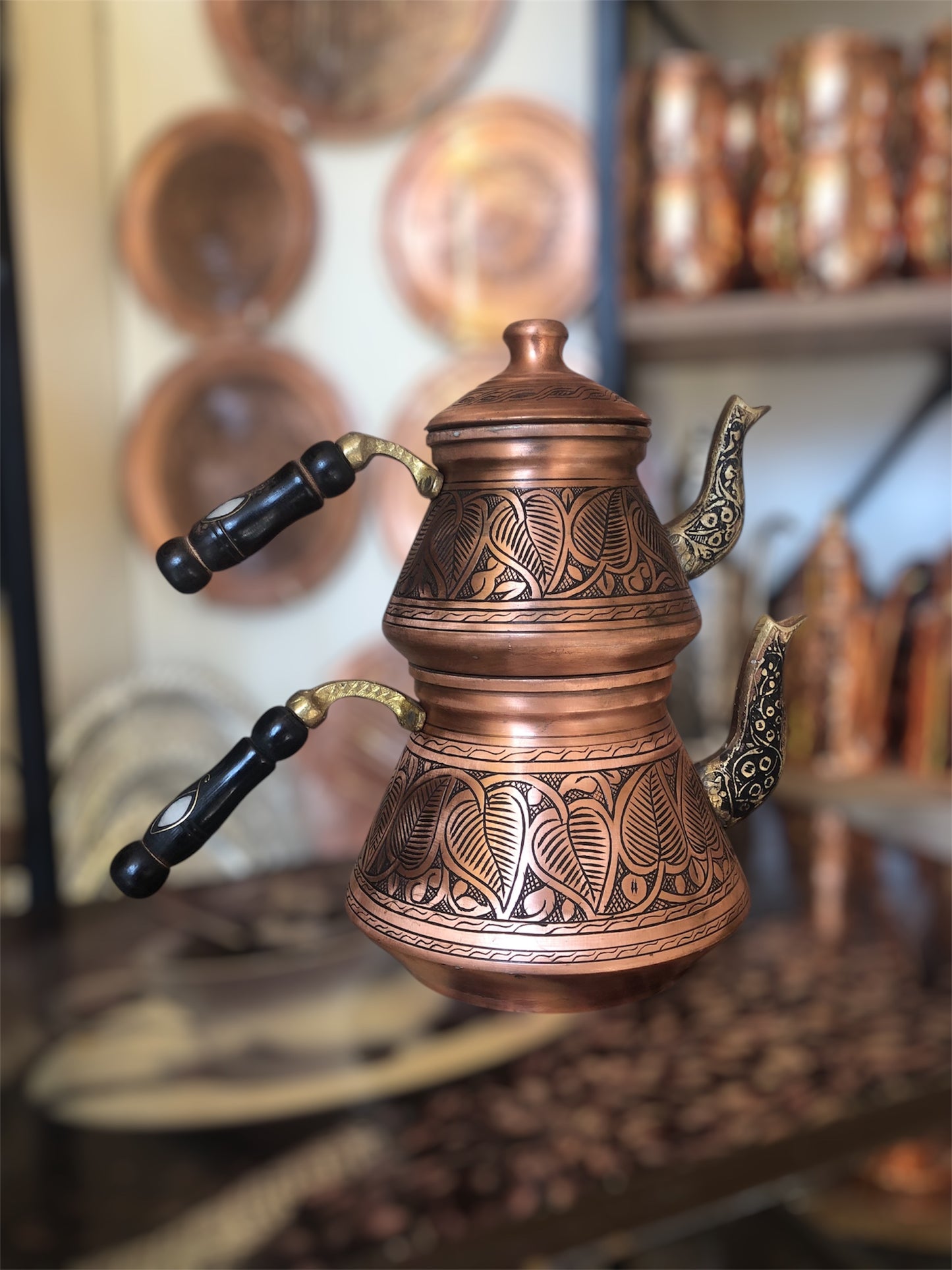 COPPER WORLD TEAPOT 3.5LT