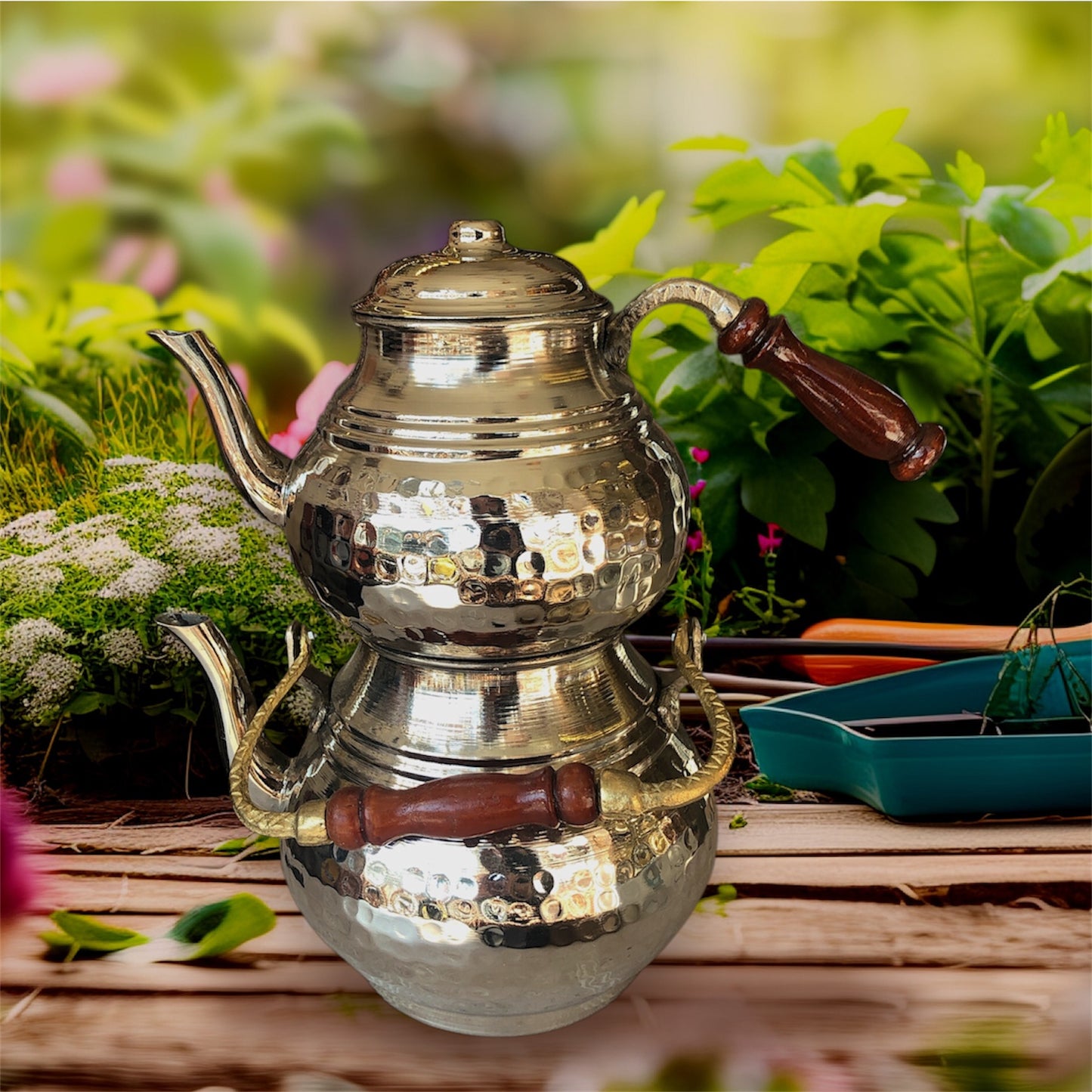 COPPER WORLD TEAPOT 5LT