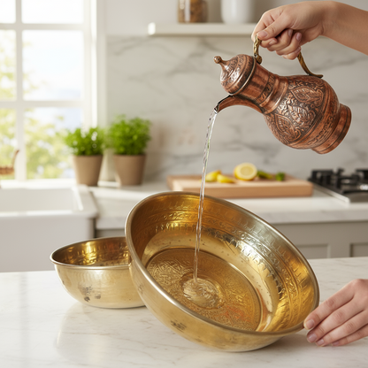 COPPER WORLD BATH BOWL
