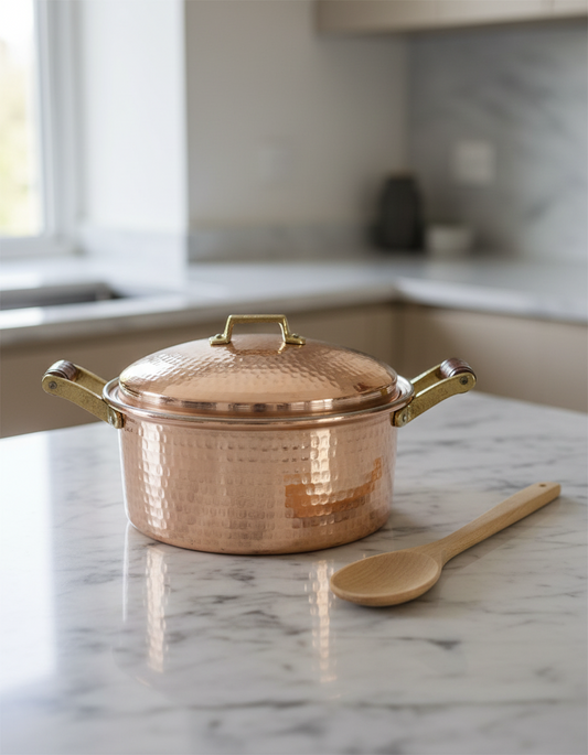 BAKIR DÜNYASI DERİN TENCERE